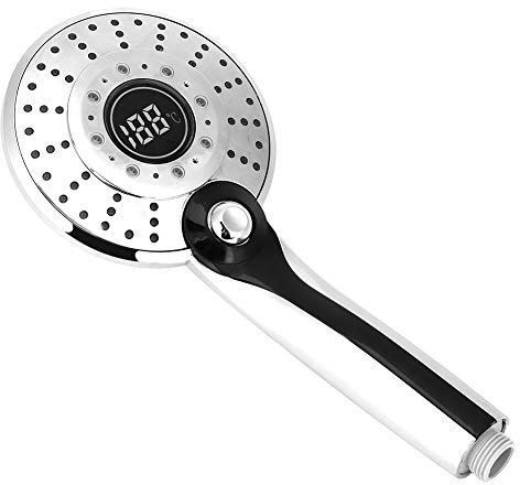 Ducha de Mano LED, Cabezal de Ducha de Mano Ahorro de Agua de Alta Presión de 3 Colores para Piel Seca Y Cabello para Baño de Hotel en Casa