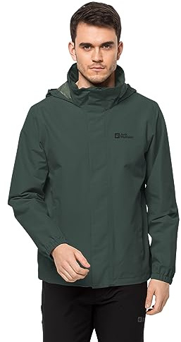 Jack Wolfskin STORMY POINT 2L JKT M, black olive, 3XL