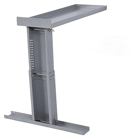 Ausla Telescopic Ladder Leveler, Stable Base Ladder for Stairs, Non Slip Steel Material Aide Leg Stabilizer Tool Standoff Bracket Complete Accessories for Safe Stair Extension