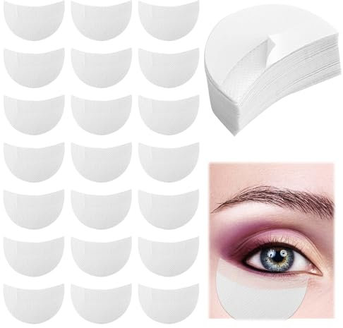 150 Stücke Patches Lidschatten Schablonen, JINSIHU Lidschatten Protector Pads Lidschattenschild Gel Pad Patches Lidschatten Gel Pad Lidschatten Pads Patches Verhinderung von Wimpernverlängerung Tönung
