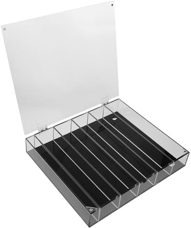 FUNOMOCYA Mehrschichtige Acryl Vitrine Für Modellautos Und Spielzeugautos Mit Schwarzer Basis Klare Sammlervitrine Zum Schützen Und Präsentieren Von Actionfiguren Und Modellfahrzeugen