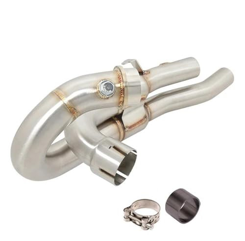 DZSGJNOF Exhaust End Silencers For TRIUMPH For Scrambler 1200 For XC For XE 2019 2020 2021 2022 Motorcycle Exhaust Full System Front Link Pipe Motorcycle Exhaust Muffler