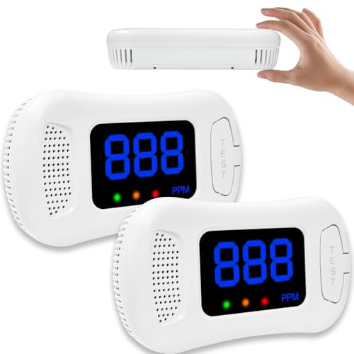 Carbon Monoxide Alarm, CO Detector With LED display, EN50291，Carbon Monoxide Detector for Home Safety,Disaster prevention supplies (CO Detector-P02((2))