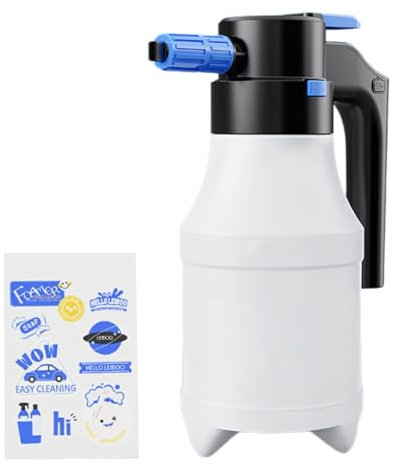 MOIDHSAG Pulverizador de espuma eléctrico mejorado. Lavado de coches eficiente. Pulverizador de espuma eléctrica. Pulverizador de espuma eléctrica para coche y jardín