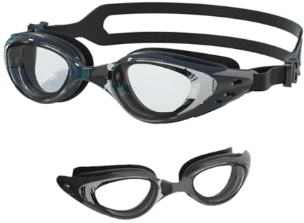 Genikeer Swim Pool Goggles - Swim Pool Goggles | No Leakage Water Play Vision for Diving Racing Snorkeling Teenagers Youth Men Beach Adults