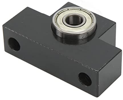Jeffergarden Supporto per Vite a Ricircolo di Sfere, Acciaio Ad Alto Tenore di Carbonio, Installazione Semplice, Supporto Stabile, La Macchina CNC Supporta Parti Standard, Blocco di Montaggio, con