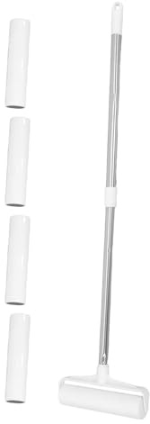 SOIMISS Carpet Lint Roller Long Handle Reusable for Pet Hair Removal Floor Dust and Furniture Cleaning Clothes Lint Remover Tool
