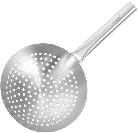 TOYANDONA Colino in Acciaio Inox 22 Cm, Schiumarola Multifunzionale per Fritti e Verdure, Filtro a Maglia Fine Resistente al Calore per Cucina Quotidiana