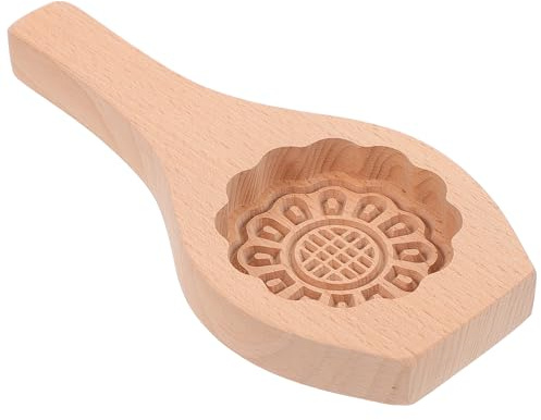 FENICAL Molde para Pastel de Luna Hecho a Mano de Material Sintético Beige Diseño Exquisito, Fácil de Limpiar y Desmoldar, Adecuado para Hornear en Cocina Casera