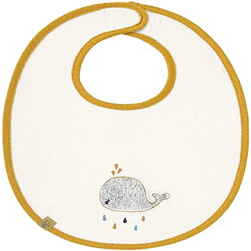 LÄSSIG Baby Kleinkind Lätzchen Medium wasserabweisend Klettveschluss/Medium Bib Little Water