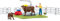 schleich 42529 Kuh Waschstation, für Kinder ab 3+ Jahren, FARM WORLD - Spielset