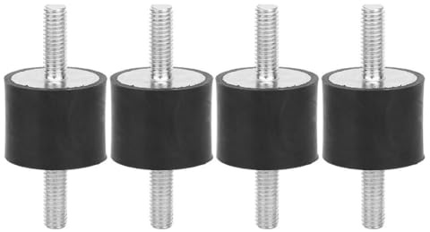 DEWIN Schwingungsdämpfer M6, 4 Stück Vibrationsdämpfer M6 Gummihalterungen Male Anti Vibration Silentblock Auto Boot Spulen VV 25 * 20 M6*18