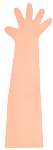 BICAP Guantes veterinarios extra largos de 90 cm, extra suaves, lisos, sin látex, color naranja, 2000 unidades