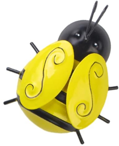 Milisten Metall Bienen Wanddeko Eisen Kunst Skulptur Für Garten Outdoor Zaun Wohnzimmer Schlafzimmer Deko Geeignet Als Geschenk Und Vielseitige Wandornament
