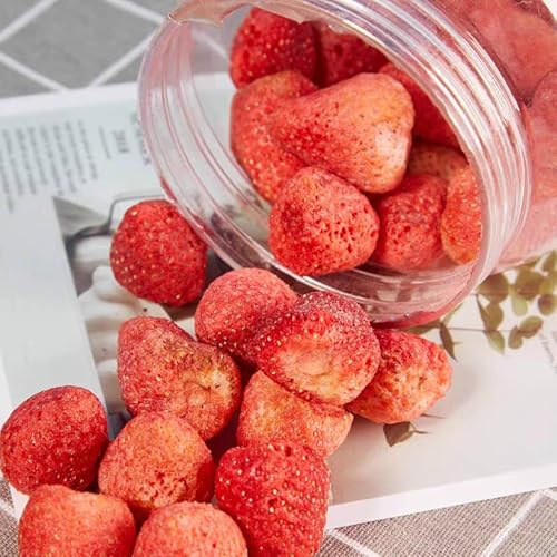 Fresh Freeze-dried Strawberries, Freeze Dried Strawberry, Snacking Freeze-Dried Strawberries, Natural, Vegan,Freeze Dried Fruit, Baking Ingredients, Casual Dried Fruits Snacks (250g)