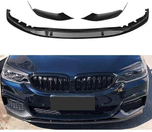 RGHDEHD Auto Frontlippe Frontspoiler für BMW New 5 Series G30 G38 2018 2019 2020, Frontstoßstange Splitter Kit Auto Zubehör.