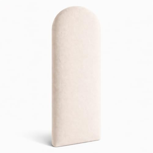 Angelo - Paneles de pared 3D Cama - Cojines tapizados - Paneles acolchados - Crema 70x30 - Tapicería - Techo - Valla