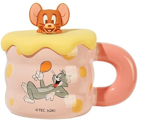 YY Bonita taza de cerámica con forma de ratón, taza de agua, taza de leche, taza de té, taza de té, taza de leche de cerámica, taza de café, taza de té de cerámica, taza de té de cerámica