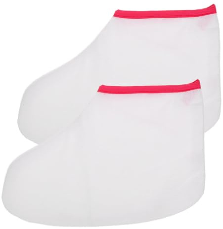 TOPPERFUN Botines para Terapia de Cera Parafina Cubre Zapatos de Spa para Pies Reutilizables Cálidos y Cómodos Suaves y Lavables para Ablandar Callos y Durezas Talla para Cuidado Casa y