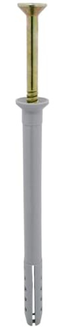 Schlagdübel/Nageldübel mit Kunststoffhülse und Schaubnagel, Schnellmontage-Befestigungselement (1.000 Stück/Pack) (8,0 x 60 mm Senkkopf)
