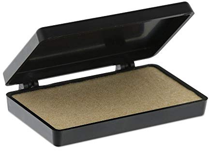 Stempelkissen leer zum Selbsttränken, SOLI Mini 55x30 mm | Ungetränktes Bürostempelkissen für Coloris-Stempelfarben – feinste Linien ohne Überfärben, klein und verschleißfest