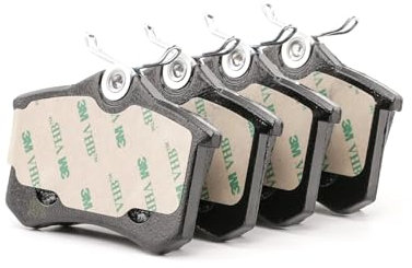 metelligroup 22-0100-1 Pastiglie Freno Anteriori E Posteriori, Made in Italy, Pezzo di Ricambio per Auto/Automobile, Kit da 4 Pezzi, Certificate ECE R90, Prive di Rame