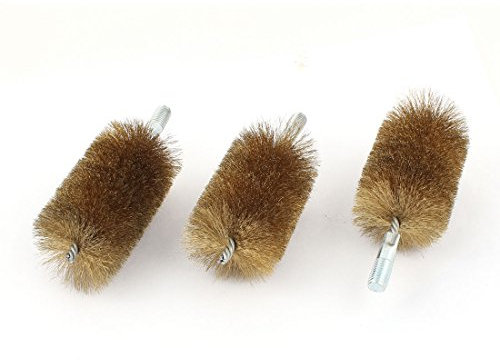 Aexit 15 cm Körner & Locheisen Länge 60 mm Dia Edelstahl Draht Tube Splintentreiber Reinigungsbürste 3 PCS