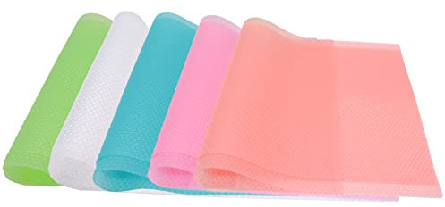 Panngu Tapis de Réfrigérateur 10 pièces, pour Tapis de tiroir Tapis antidérapant, Armoire Mat Chaussures Mat Table Mat, découpable (29 x 45 cm)