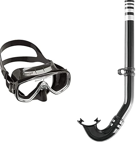 Cressi ONDA MASK Tauchmasken, Schwarz, Uni & Schnorchel Gringo, schwarz, 35 x 10 x 4 cm