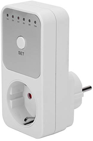 Minuterie Interrupteur de prise d'alimentation Coffre-fort EU Plug Stable Plug-in Timer Switch Controller Plug-in Timer Power Socket Switch for Home Lighting/Fans