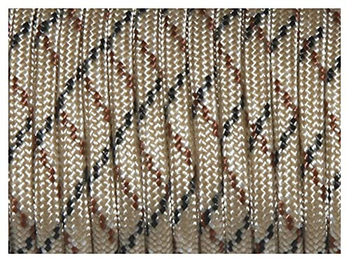 100ft 2mm One Stand Cores Paracord für Survival Parachute Cord Lanyard Camping Klettern Camping Seil Wandern Wäscheleine (Color : Desert camouflage, Length(m) : 2mmX31M)