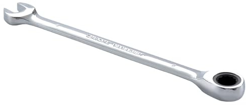 HOHXEN Llave de Trinquete de 8 mm, Llave Combinada Llave de Trinquete de Cabeza Fija Llave Combinada, Acero al Cromo Vanadio - 1 Pieza