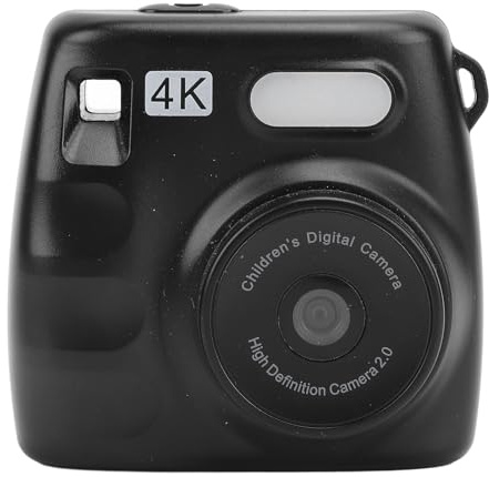 Digitalkamera für Teenager-Anfänger, 48 MP Kleinkind-Kompaktkamera, 2,0-Zoll-IPS-Bildschirm, Doppelobjektiv, LED-Fülllicht, Sofortbildkamera für Studenten, Fotografen