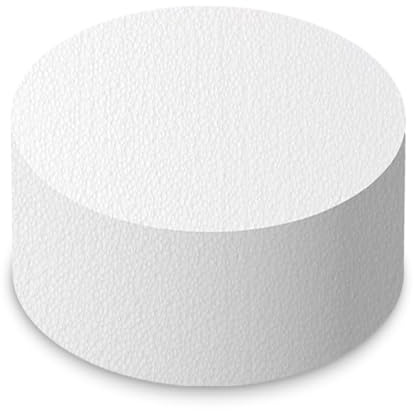 6 Inch Diameter Round Cake Polystyrene Modelling Dummy 6 inch Deep