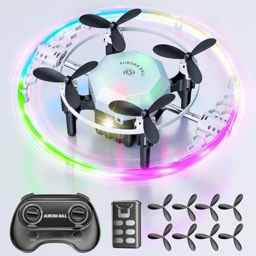 Mini Drohne für Kinder mit LED Lichter Höhehalten und Kopflosem Modus, 360° Flip RC Quadcopter Geschenke Spielzeug Helikopter Drohne für Kinder ab 8 Jahre und Anfänger Jungen Mädchen