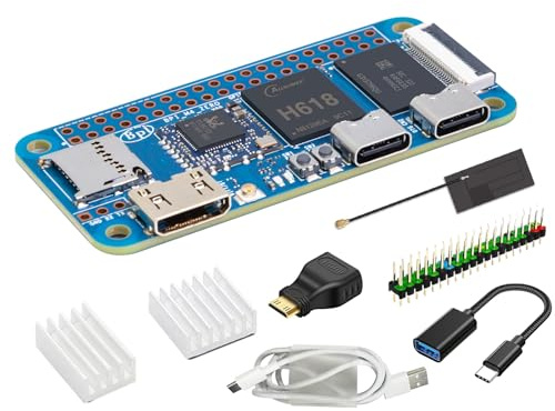 youyeetoo Banana Pi BPI-M4 Zero - Computer a scheda, 4G RAM 32G eMMC, 1.5GHz Allwinner H618 quad-core, supporto 4K Display Run Ubuntu (senza scheda SD, senza alloggiamento metallico)