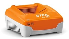 Chargeur rapide Stihl AL 501, puissance de charge rapide de 12A pour les batteries Stihl des séries AK, AP et AR
