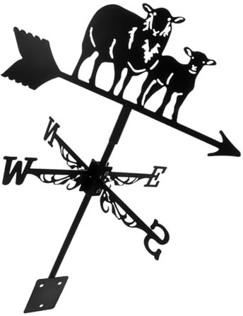 Dekorative Wetterfahne für Traktor, Wetterfahne, Schaufeln, Spinner, kleine Gauge, Terrassenspiel, Solarleuchten, Dach