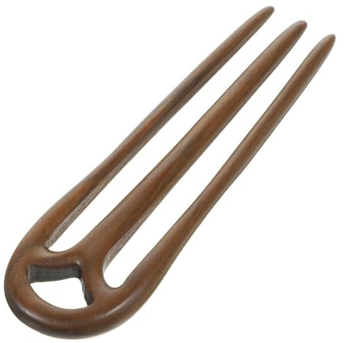 Healifty Bastoncino per Chioma in Legno Stile Cinese Vintage, Forcina Raffinata per Chignon, Decorazione Chioma Liscia Protettiva, per Feste e Serate