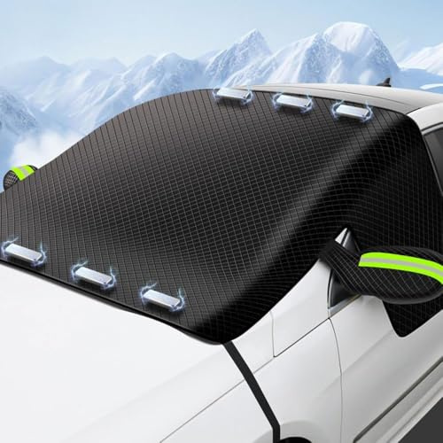 Frontscheibenabdeckung Auto Winter für VW T4 70 | Bj. 1990-2003, Windschutzscheibe Abdeckung Magnetische, für Die Gegen Schnee, EIS, Frost, Staub
