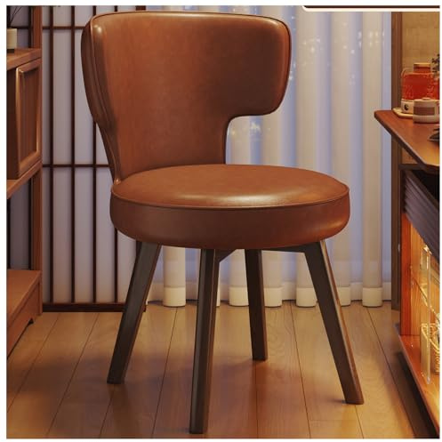 ZTGL Snurrbara matstolar, Moderna matstolar, 360° snurrbar skrivbordsstol, Bekväm sits, Barstol enkel, Klädda köksstolar,C,Fixed Design(1 PCS)