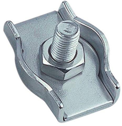 HAMBURGER TAUWERK-FABRIK EST. 1901 Simplex - Seilklemme Drahtseilklemme Edelstahl V4A INOX Drahtseil Seilklemme Klemme 3mm - 10 Stück