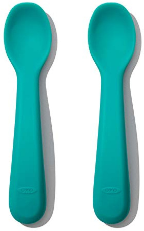 OXO Tot Silicone Spoon Set Teal