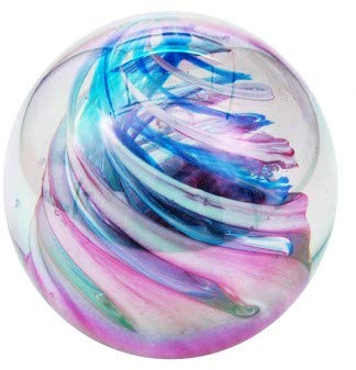 Pfronten Traumkugel 259 (6,5-7cm) Bonbon mit Öleffekt - Glaskugel, Briefbeschwerer, Paperweight