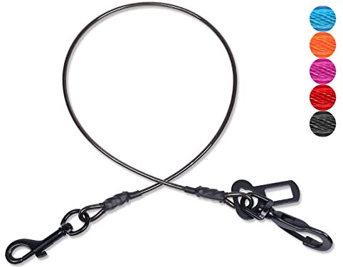 VIVAGLORY Sicherheitsgurt Hunde Tuffbelt Anschnallgurt Hund, Sicherheitsgurt Anschnallgurt Hundegurt für Auto Rückbank, Bissfest Anschnallen Autogurt, XL, Schwarz