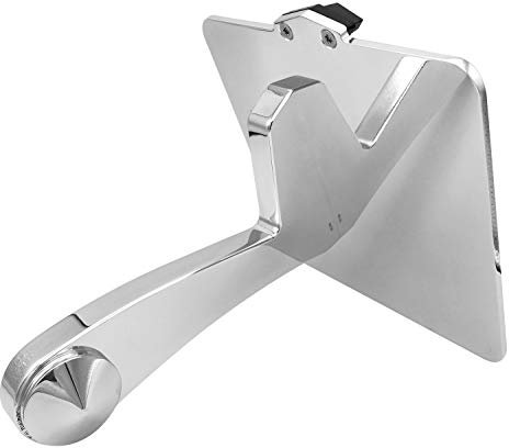 Delta Parts Motorrad Kennzeichenhalter Taifun Flat - seitlicher Nummernschildhalter mit LED Kennzeichenbeleuchtung | Hochwertiger Kennzeichen Halter passend für Harley-Davidson® V-Rod-Muscle®