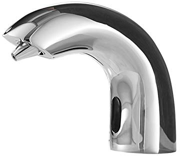 Automatic Soap Dispenser Built in Countertop, Brass Foaming Soap Dispenser with 1000ml Soap Bottle for Bathroom/Commercial Use, AA Battery Powered