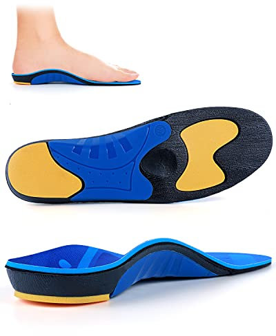 TOPSOLE Orthopädische Einlegesohlen Fersensporn Einlagen Schuhe Komfort Arch Support Insoles Schuheinlagen bei Plantarfasziitis,Plattfuß,Hallux Valgus, Einlegesohlen Arbeitsschuhe Für Herren & Damen