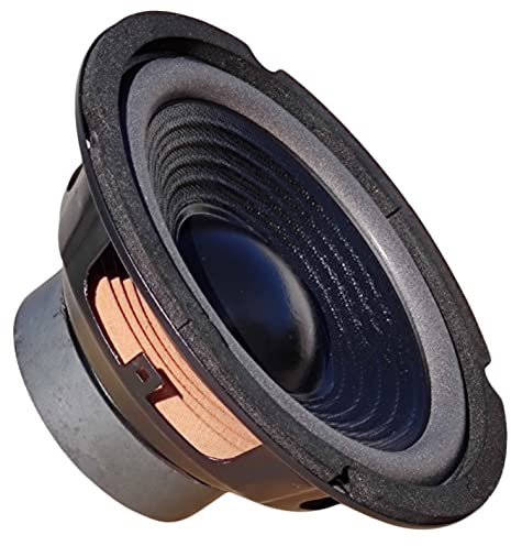 KIT SET PER WEB J-68 1 altoparlante diffusore medio basso 16,5 cm 165 mm 6,5, 75 watt rms 150 watt max, impedenza 8 ohm, sospensione morbida, casa, 1 pezzo