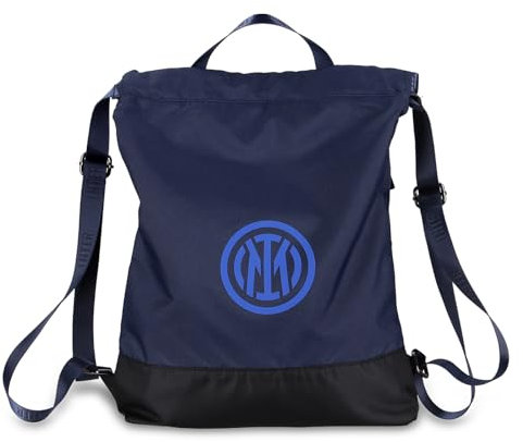 Inter - Sacca Sportiva, 15 Litri, per Ginnastica, Scuola, Spiaggia, Sport, Mare e Viaggi. Per tutti i Tifosi Nerazzurri - Prodotto Ufficiale